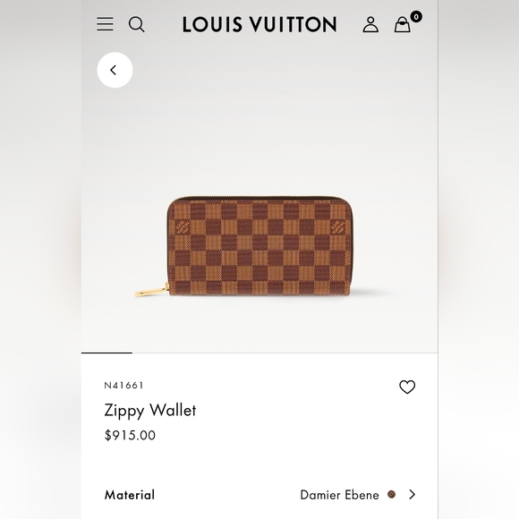 Louis Vuitton Checkered Brown Wallet - Picture 11 of 11